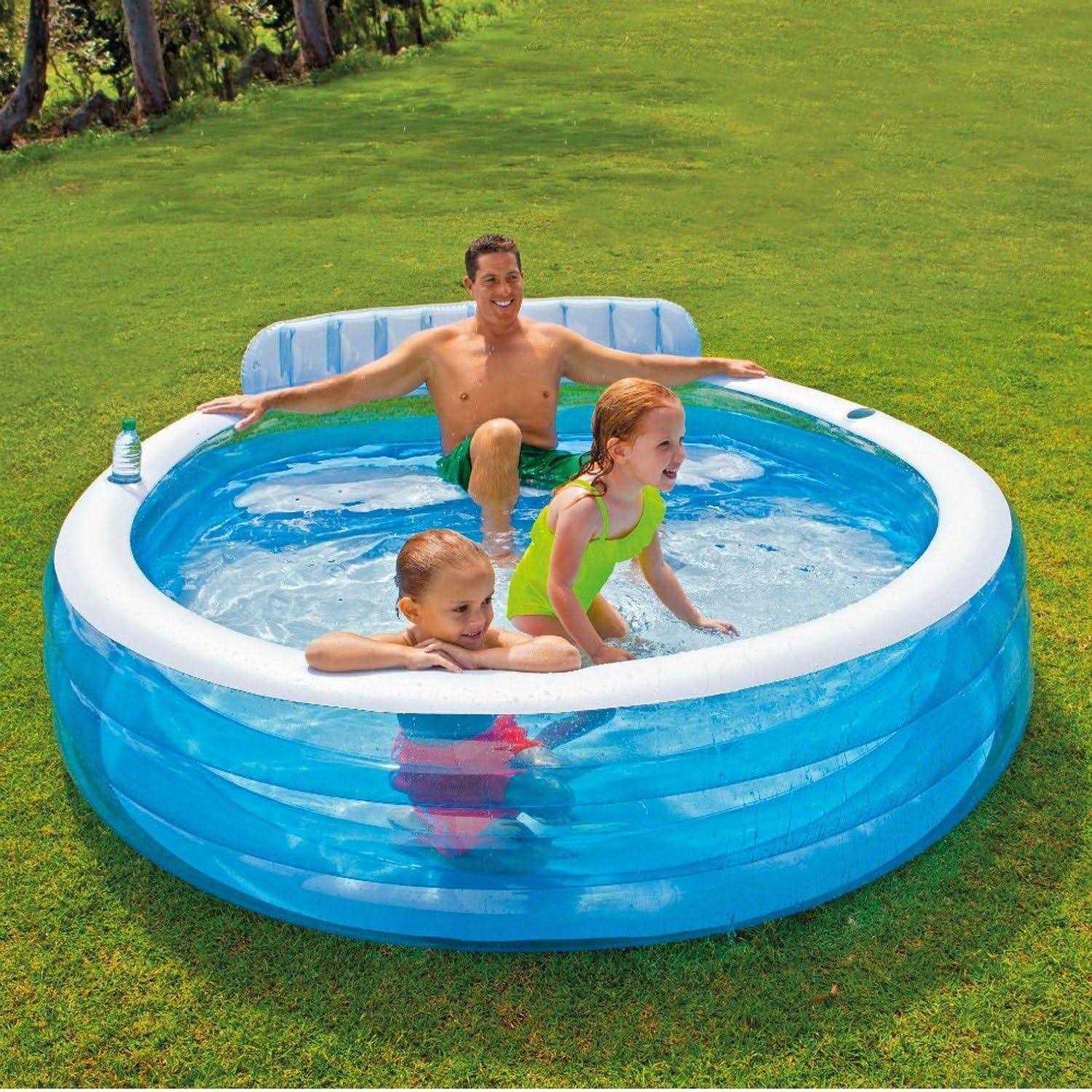 Intex Swim Center Inflatable Family Lounge Pool - Image 5