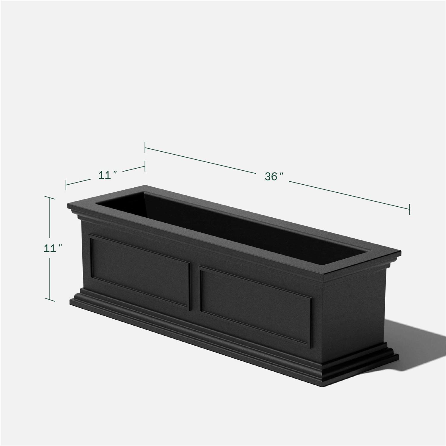 Veradek Brixton Window Box 36 inch Planter - Image 4