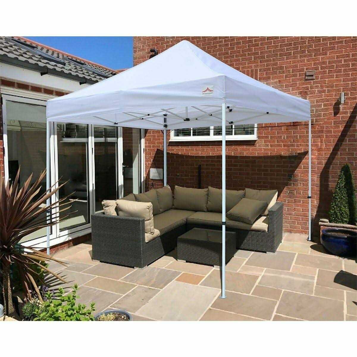 UNIQUECANOPY 10'x10' Ez Pop Up Canopy Tent Commercial Instant Shelter with Heavy Duty Roller Bag - Image 4