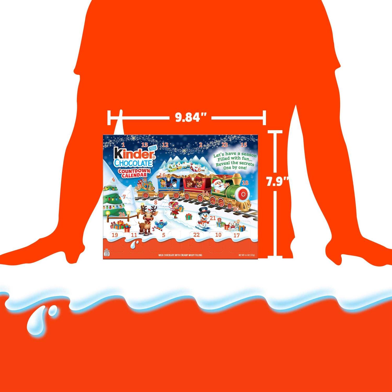 Kinder Milk Chocolate Countdown Advent Calendar - Image 4