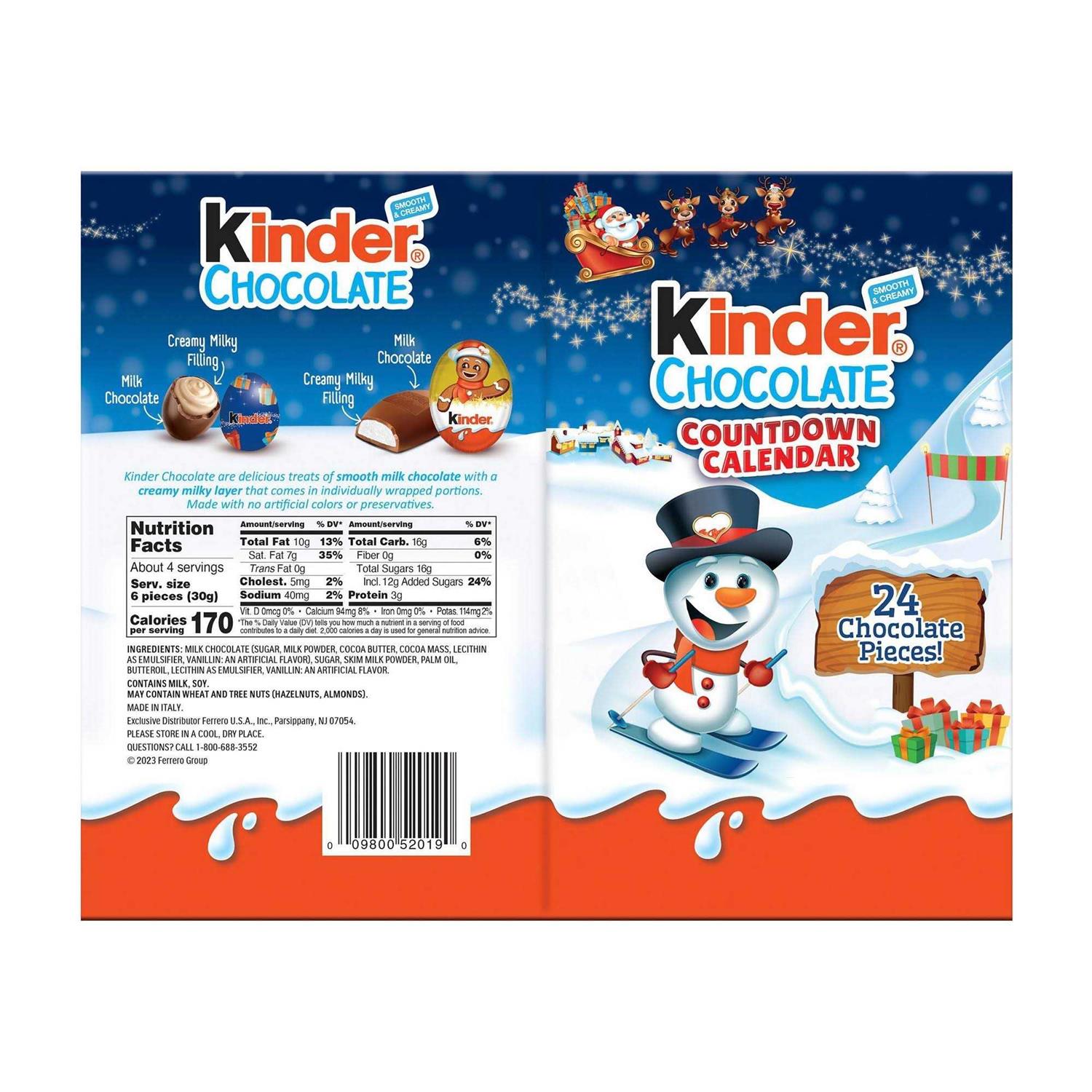 Kinder Milk Chocolate Countdown Advent Calendar - Image 5