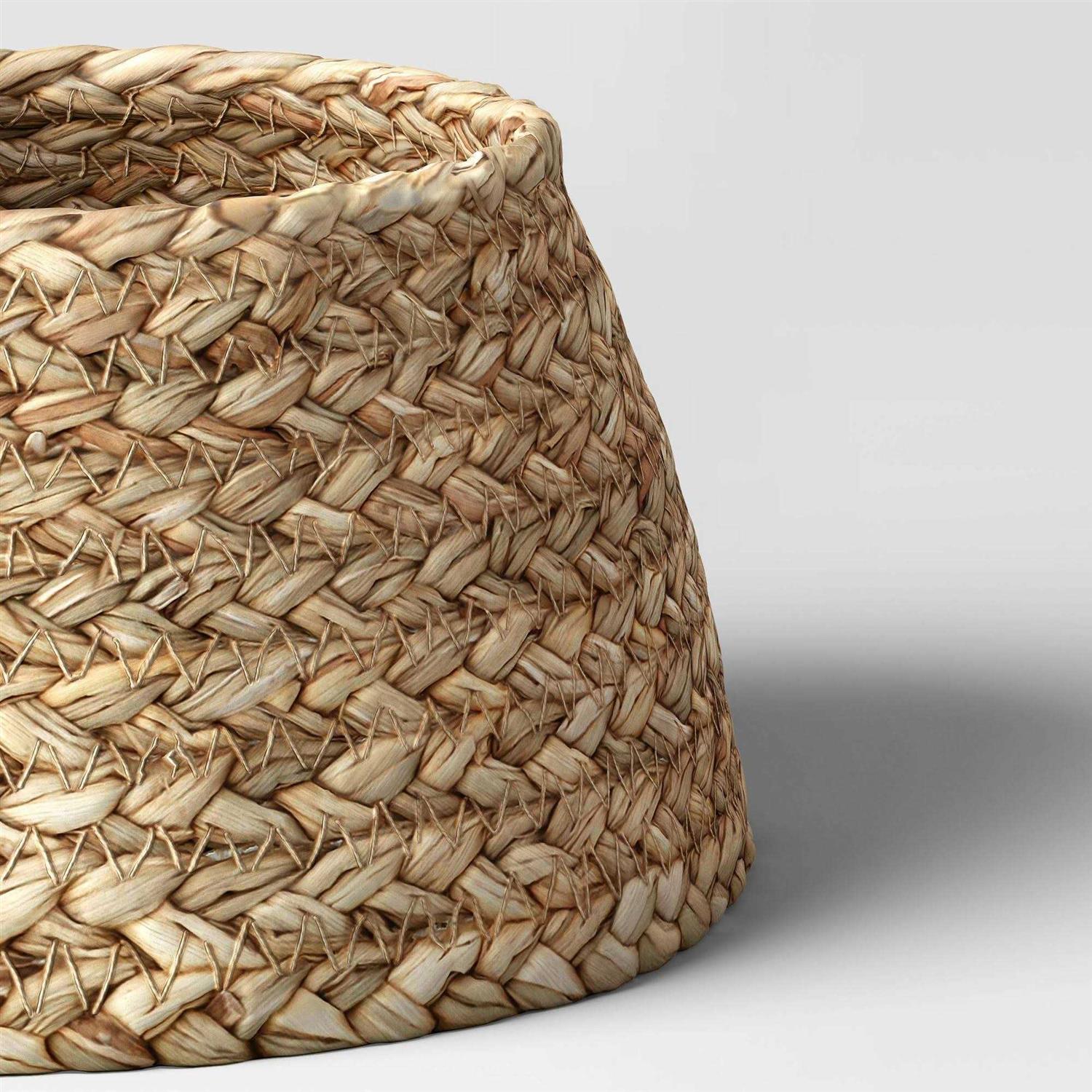 Wondershop 7 Natural Grass Woven Mini Christmas Tree Collar - Image 3