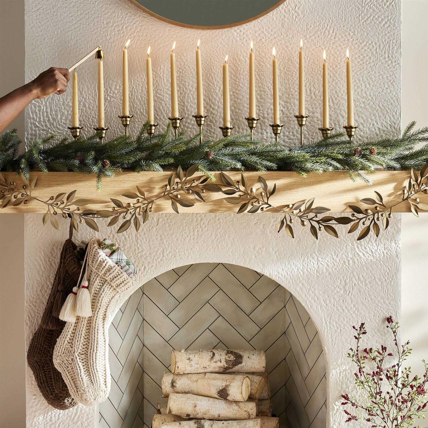 Hearth & Hand with Magnolia 6' Faux Spruce & Pinecone Christmas Garland - Image 3