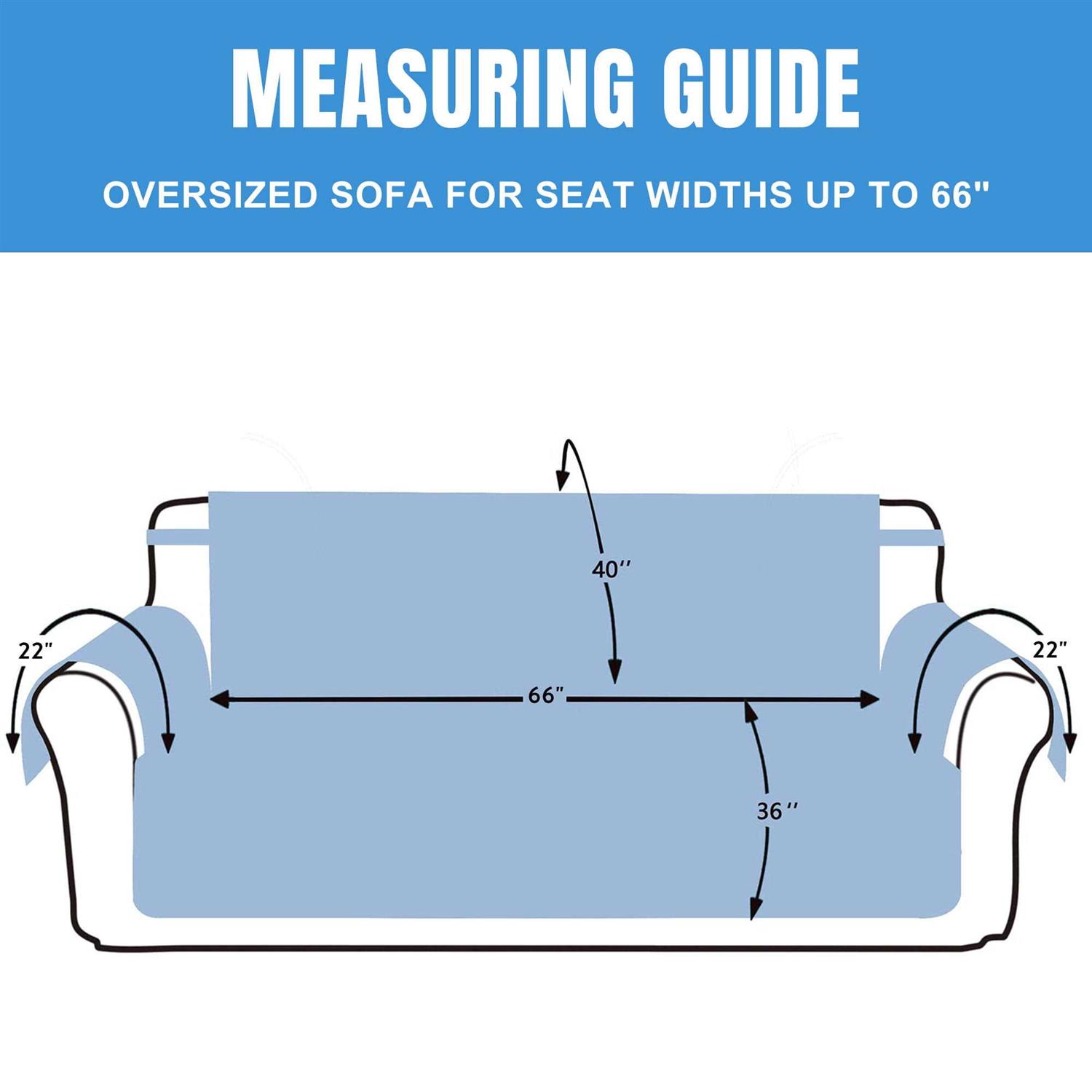 Sanmadrola 100% Waterproof Sofa Cover Machine Washable Couch Cover Non Slip Furniture Protector Slipcover for Dogs - Image 4