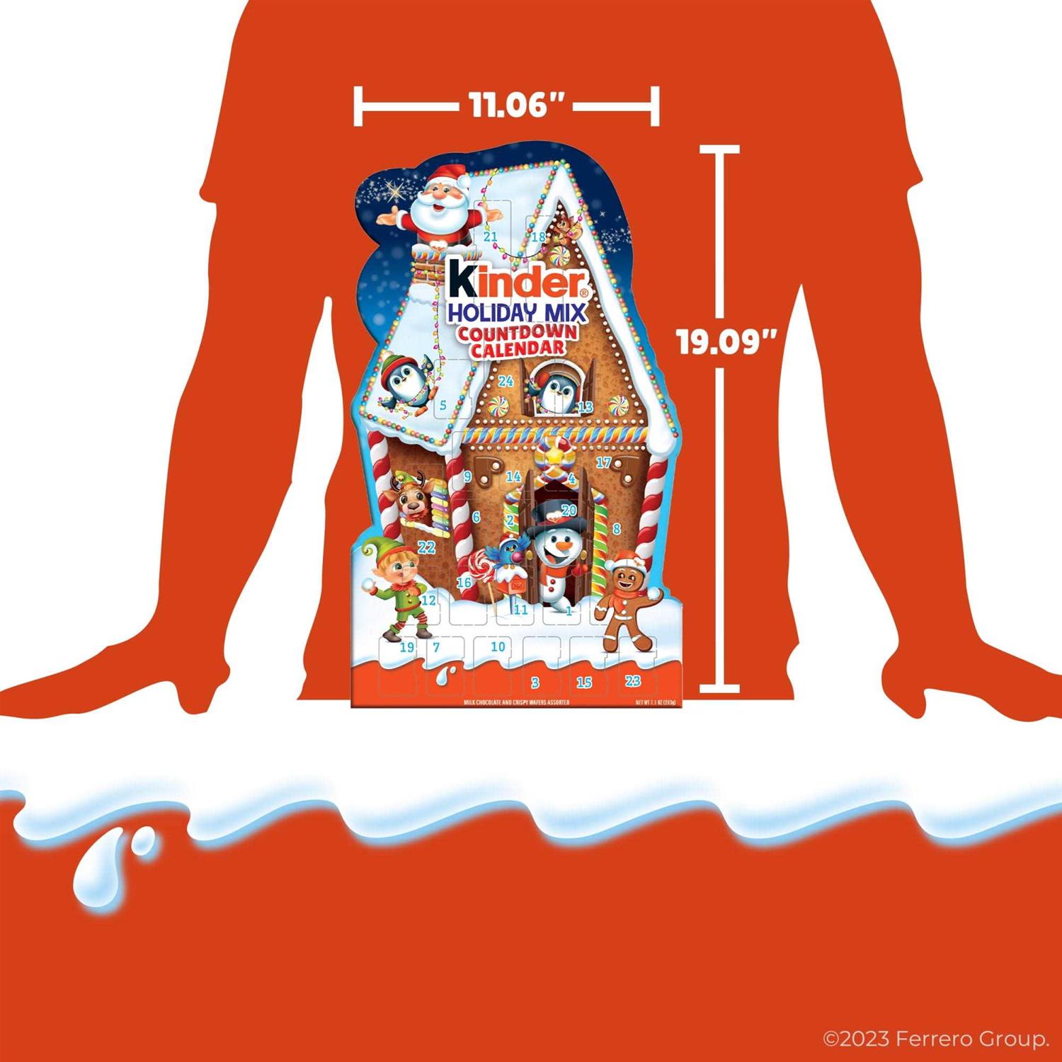 Kinder Holiday Chocolatey Candy 2023 Advent Calendar - Image 3