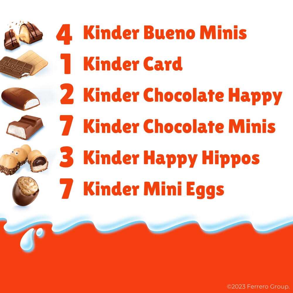 Kinder Holiday Chocolatey Candy 2023 Advent Calendar - Image 5