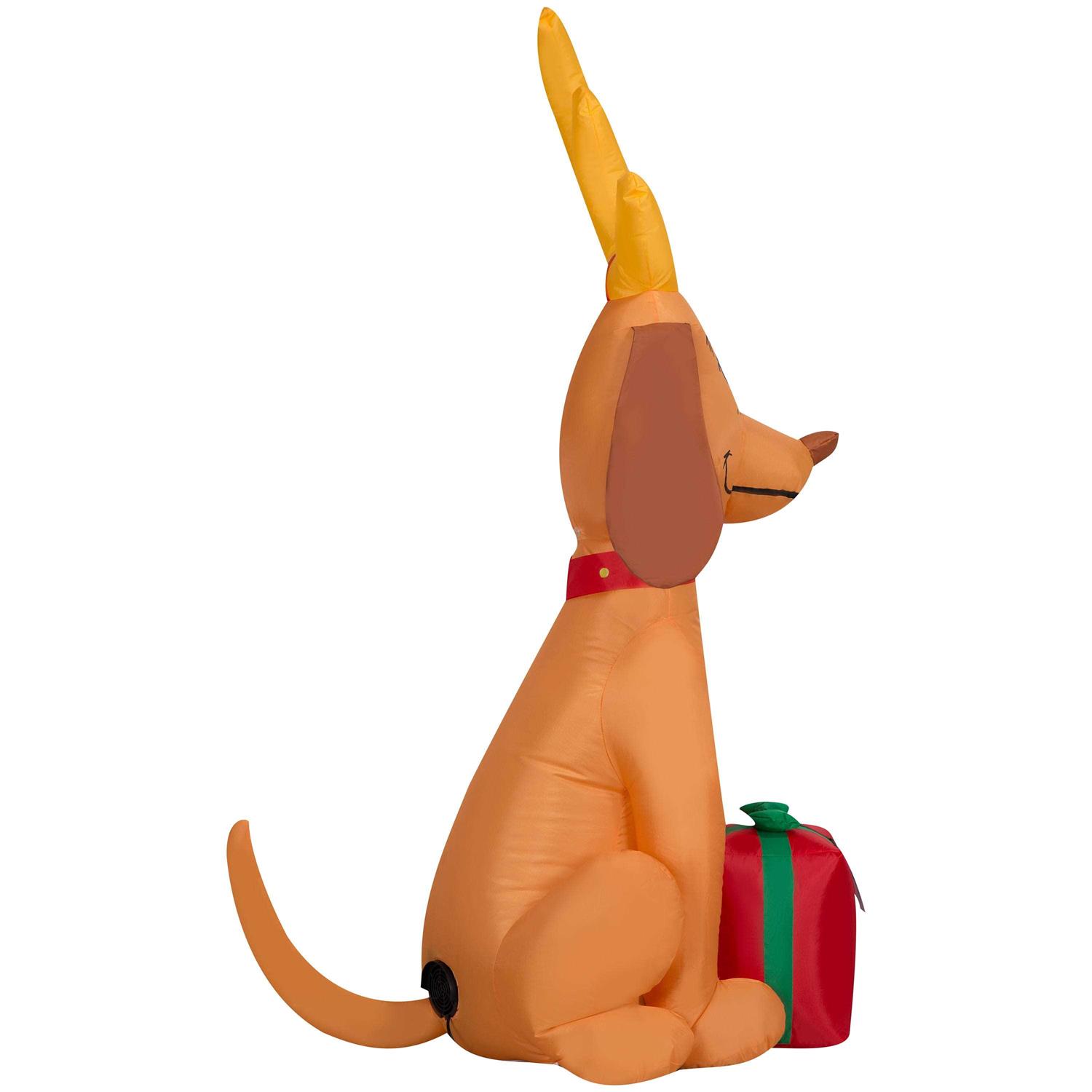 Airblown Inflatables Christmas Max with Present Dr. Seuss - Image 3