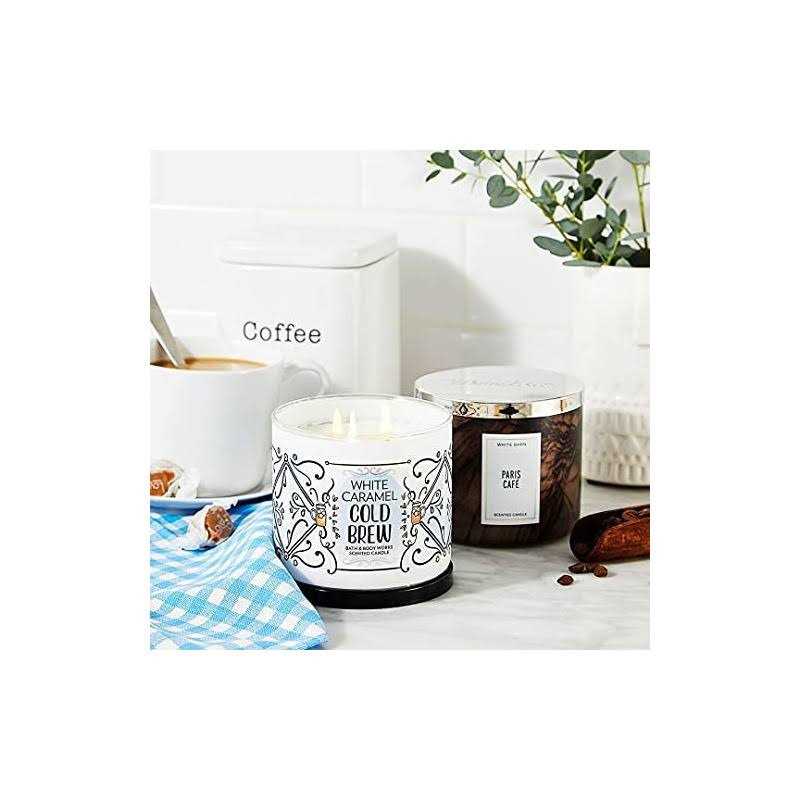 Bath & Body Works White Barn 3 Wick Candle In Mahogany Teakwood High Intensity - Image 4