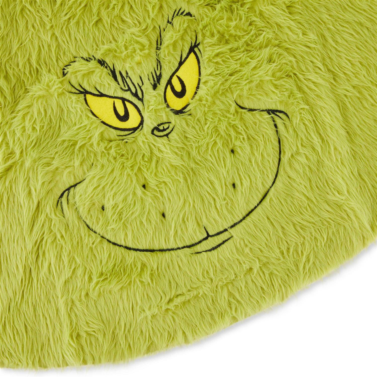 Dr Seuss' The Grinch Who Stole Christmas Furry Tree Skirt - Image 4