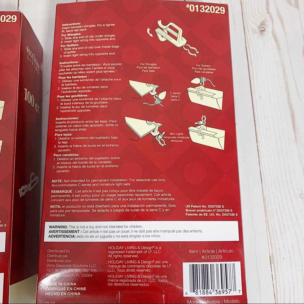 Holiday Living 100-Pack Plastic Light Hanging Kit - Image 3