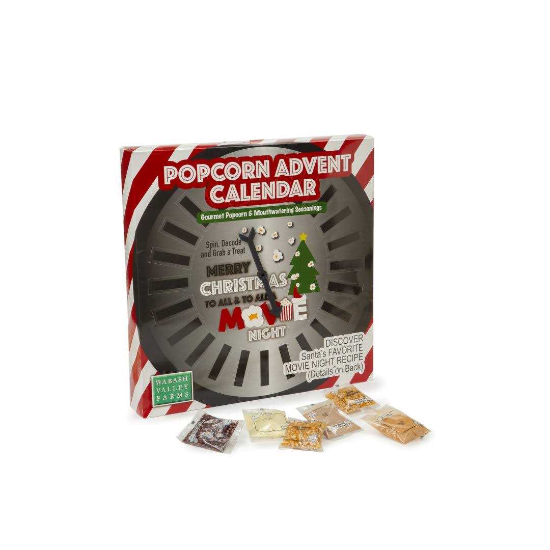 Santa's Secret Snack Popcorn Advent Calendar Wabash Valley Farms - Image 4