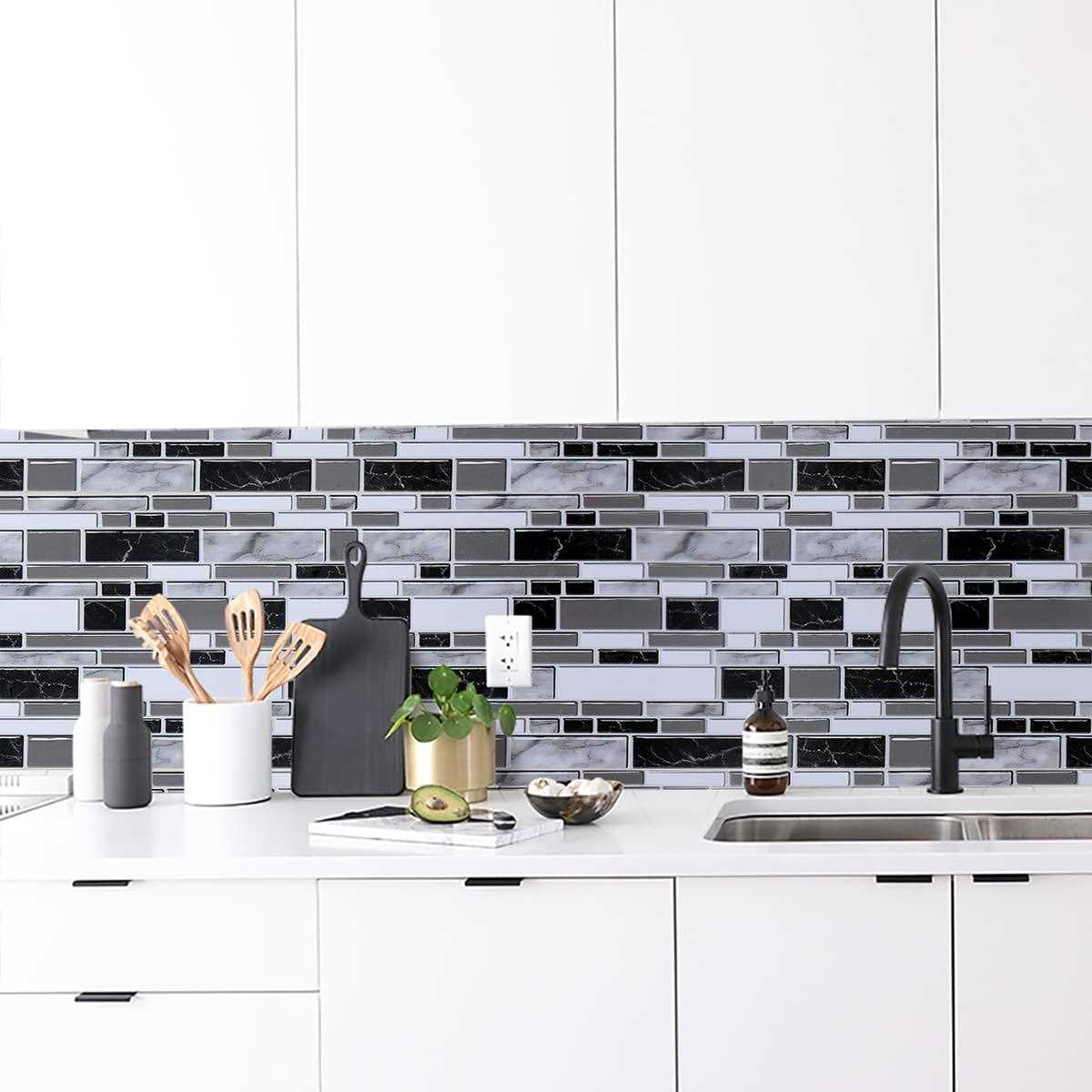 Livebor Kitchen Wallpaper Peel And Stick Backsplash Wallpaper 11.8inch X - Image 4