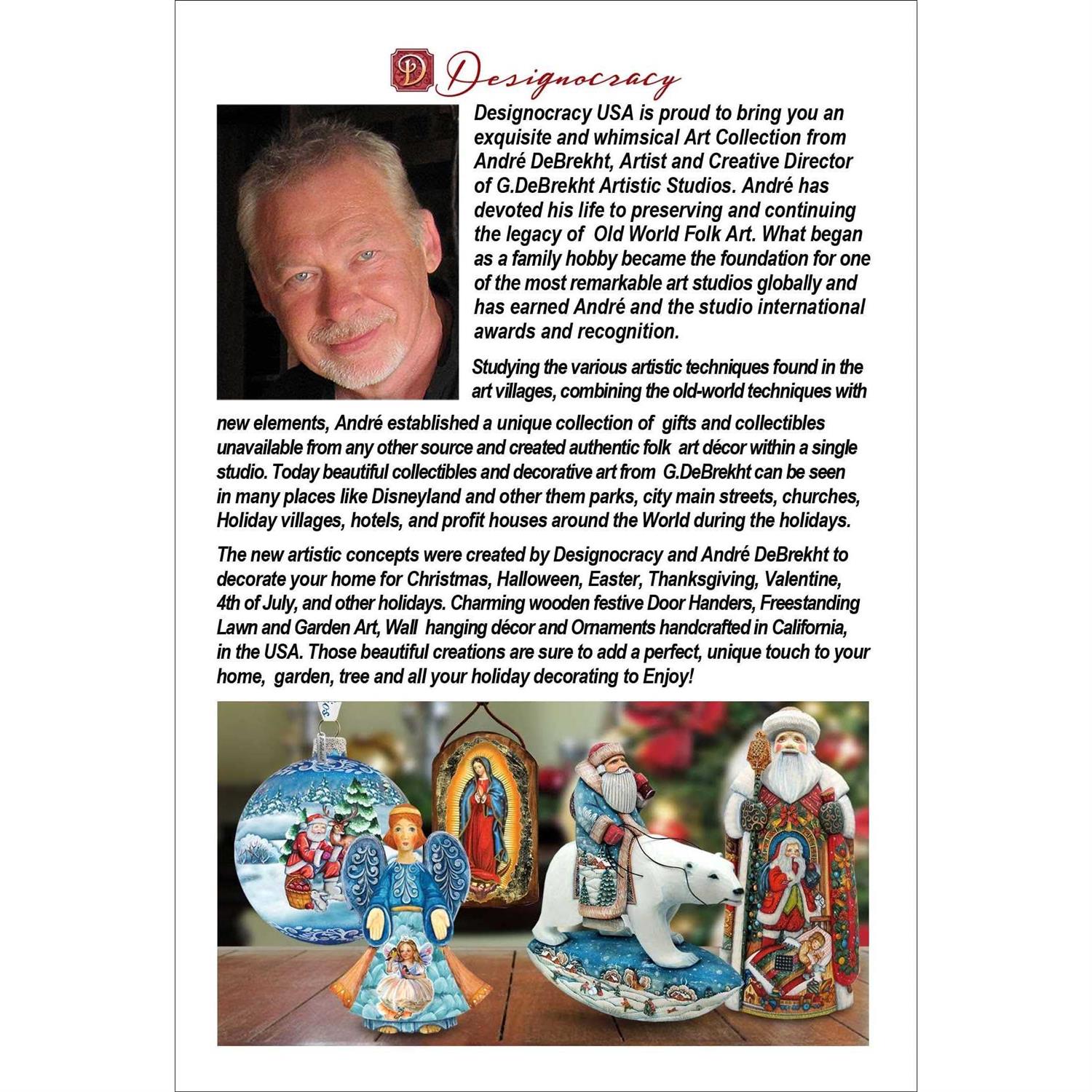 Nativity Scene Dcorative Village Set by G. Debrekht Nativity Holiday Dcor 852763 - Image 3