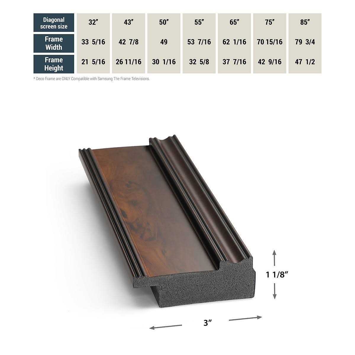 Deco TV Frames Customizable Frame for Samsung The Frame TV 2021-2023 - Image 4