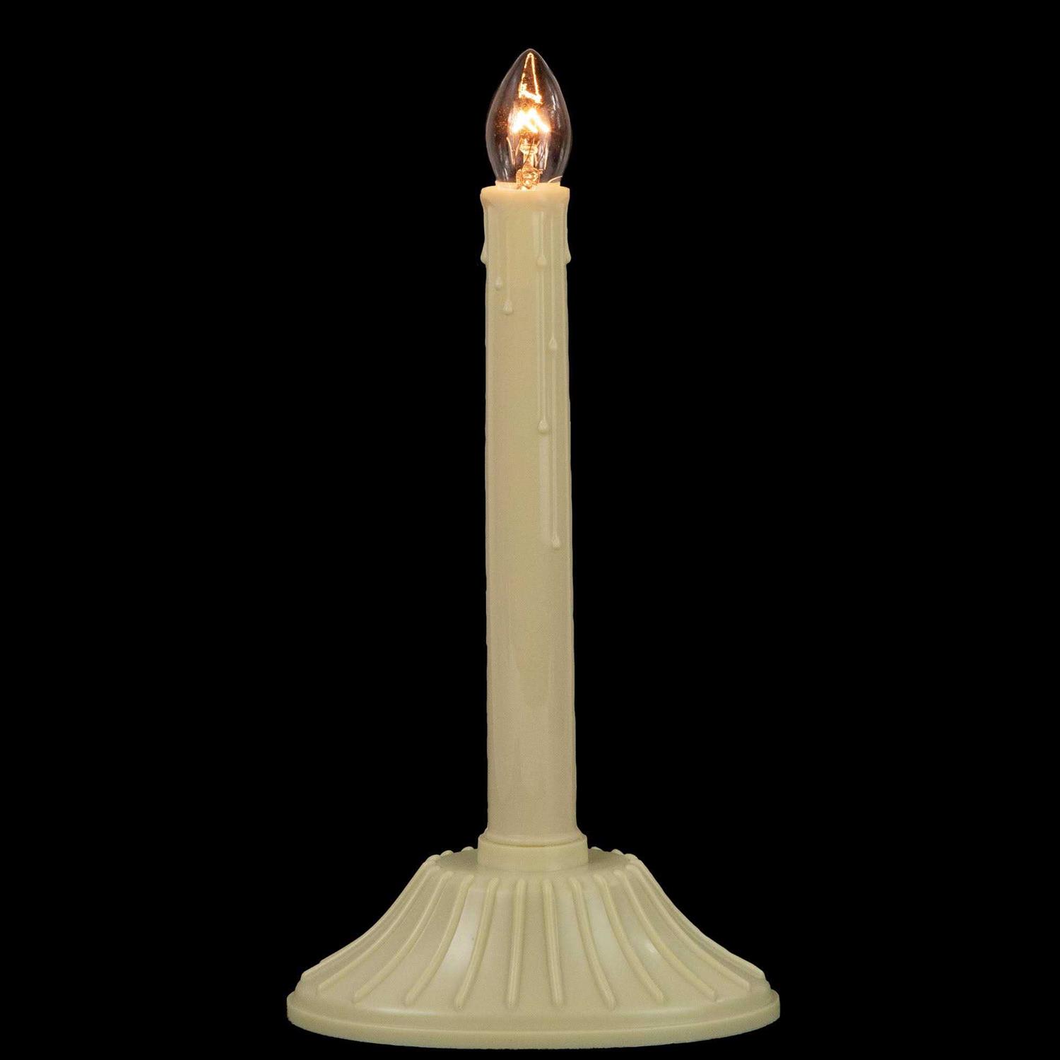 Northlight Ivory Single Light Christmas Candolier Candle Lamp - Image 4