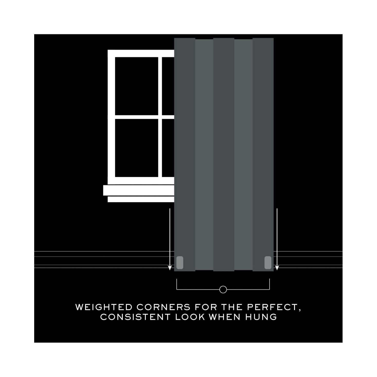 Lauren Ralph Lauren Waller Blackout Solid 100% Cotton with Lining Rod Pocket Curtain Panel - Image 5