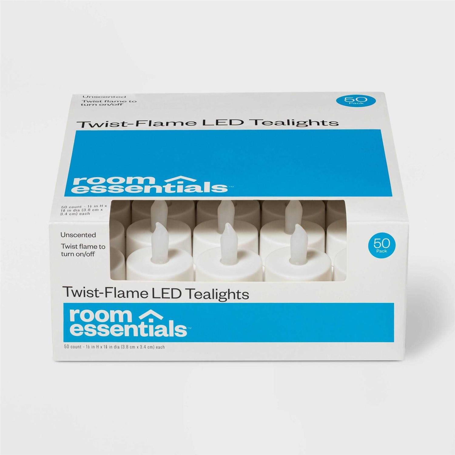 Room Essentials Twist-Flame LED Tealight Candles - Image 5