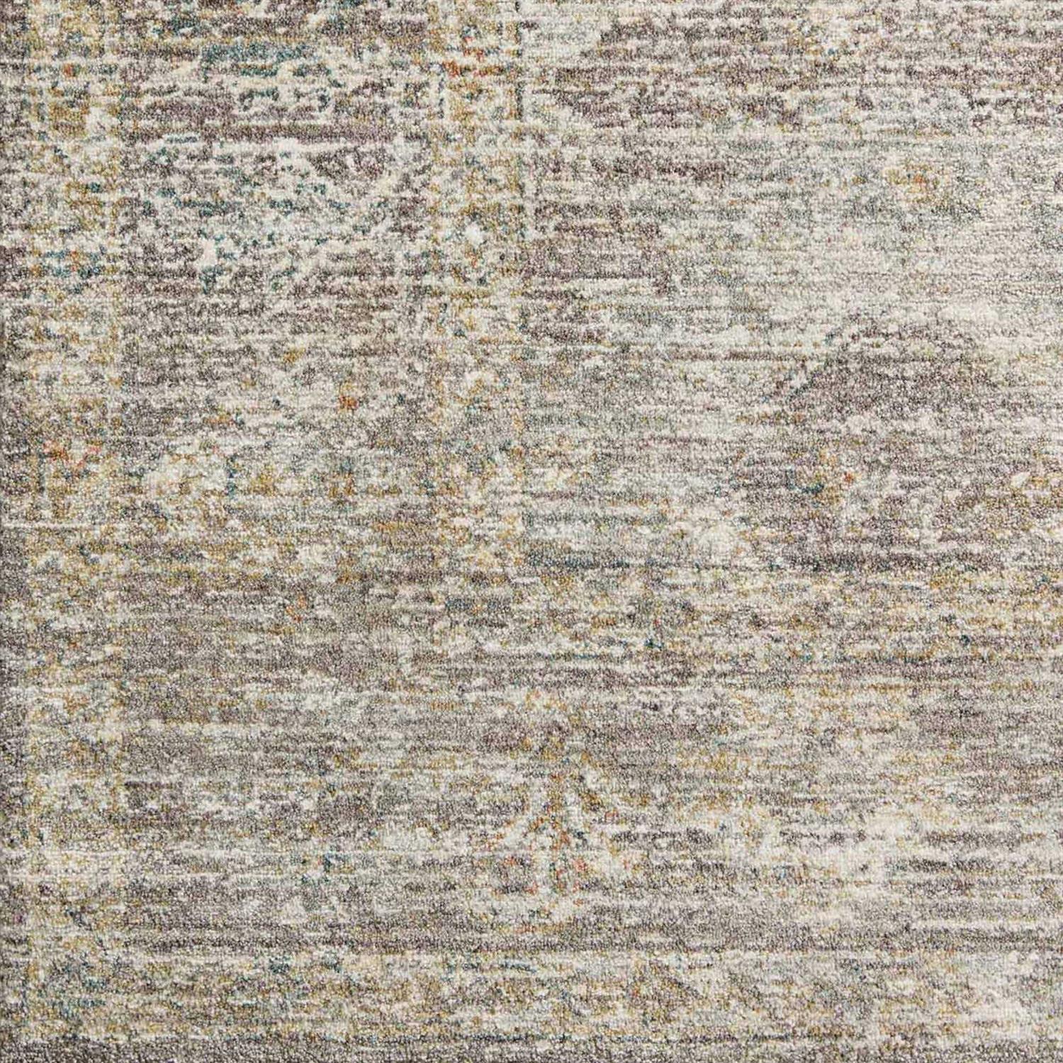 Loloi Magnolia Home by Joanna Gaines x Millie MIE-05 Collection Sample Rug 18 x 18 Stone/Natural Square 0.25 Thick - Image 3