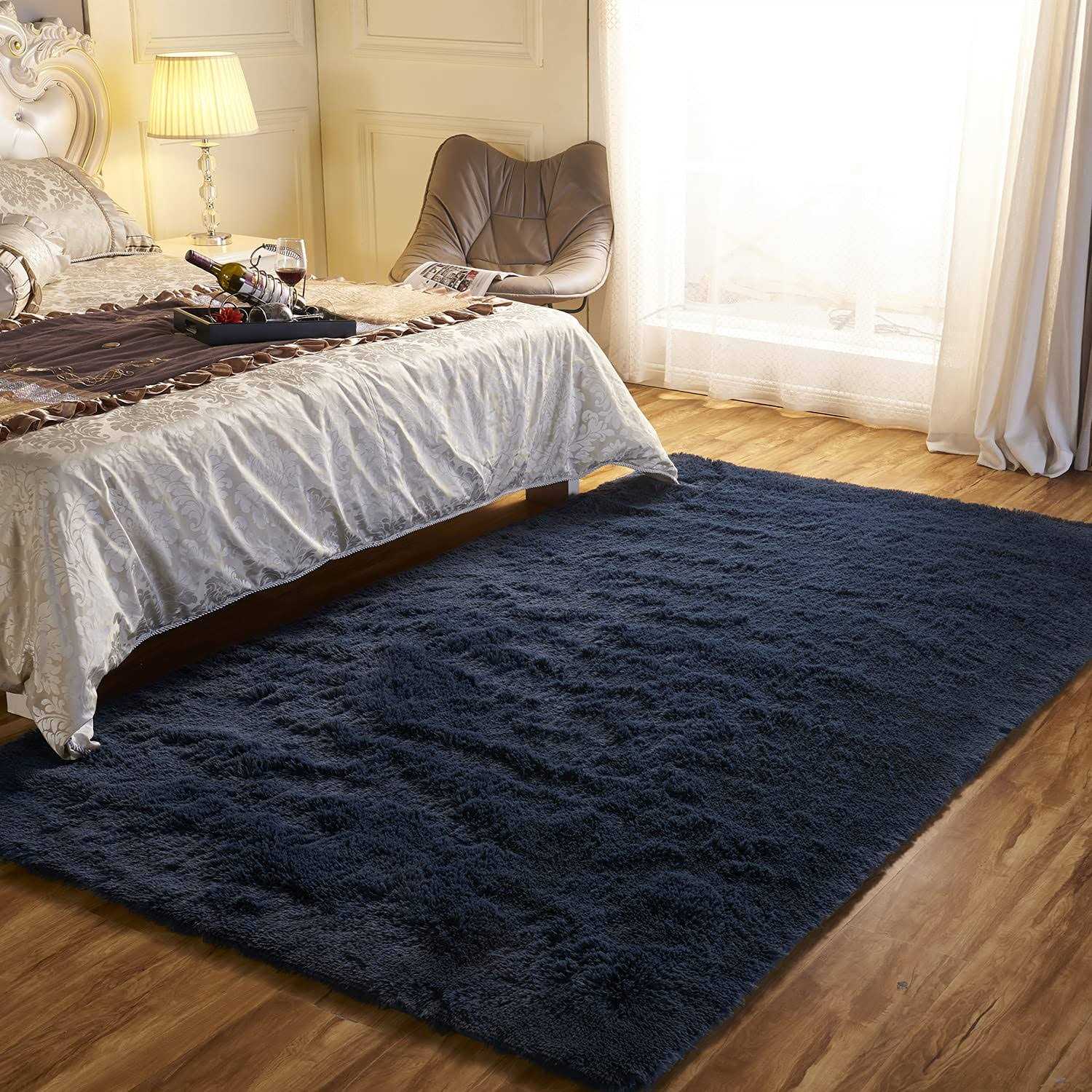EasyJoy Area Rugs For Bedroom Living Room Fluffy - Image 4