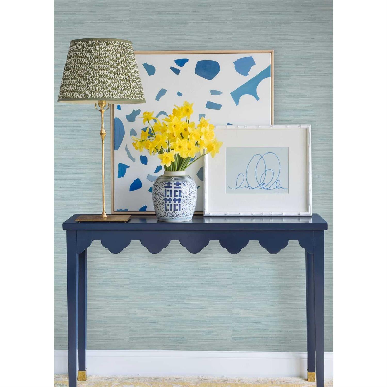 Society Social Classic Faux Grasscloth Peel and Stick Wallpaper SSS - Image 3
