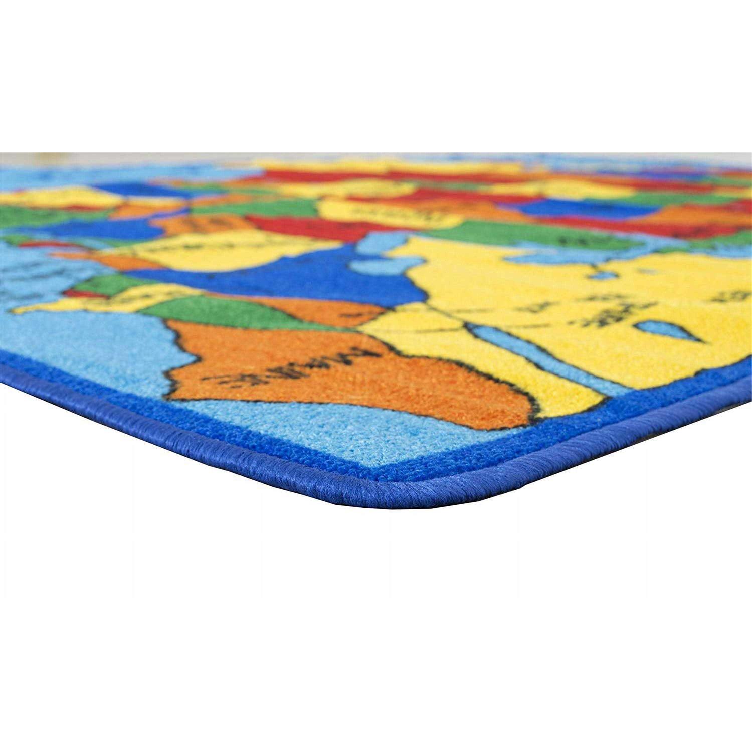 Kids Rug USA Map Area Rug 5' x 7' Children Area Rug for Playroom Amp - Image 3