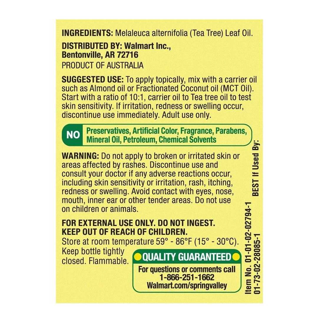 Spring Valley 100% Pure Australian Tea Tree Oil - Image 3