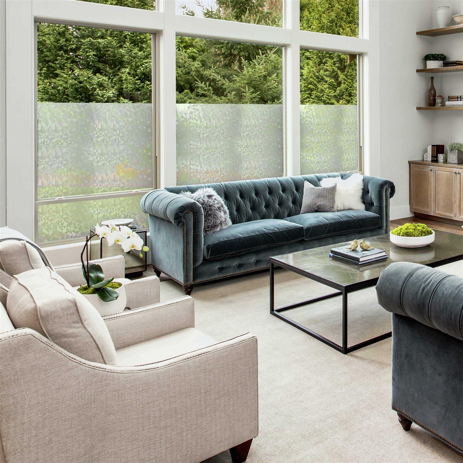 RoomMates Etched Glass Window Film - Image 4