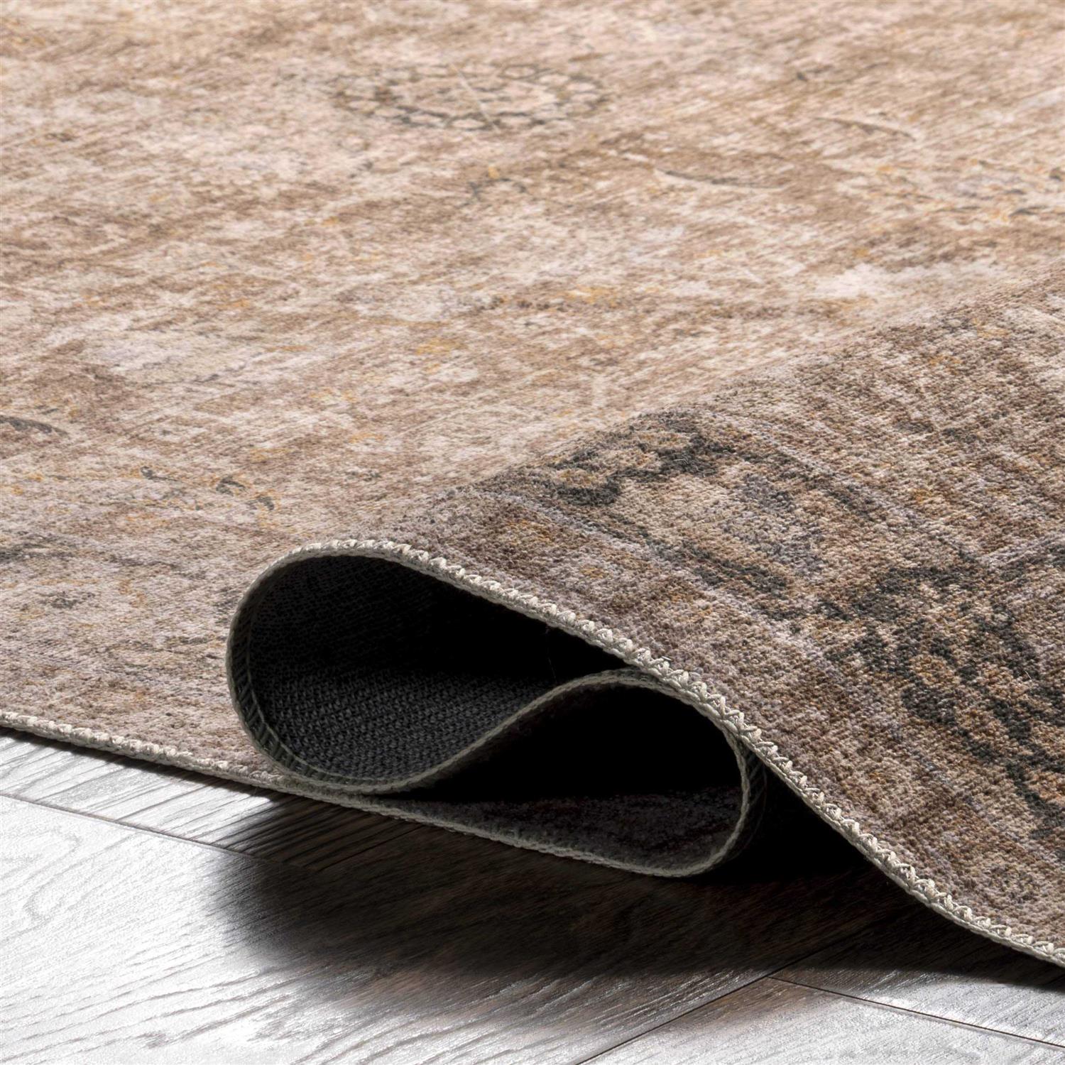 Lauren Liess x RugsUSA Bayberry Vintage Machine Washable Area Rug - Image 4