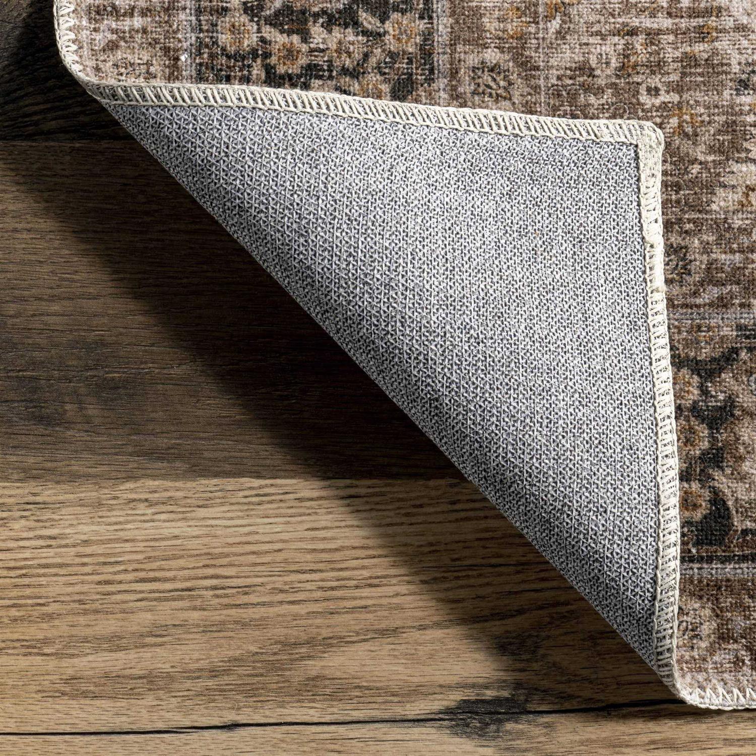 Lauren Liess x RugsUSA Bayberry Vintage Machine Washable Area Rug - Image 4