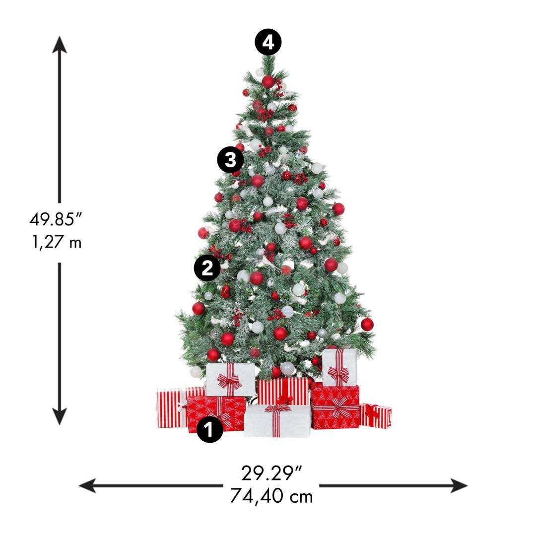 RoomMates Christmas Tree Giant Peel & Stick Wall Decals With String Lights - Image 3