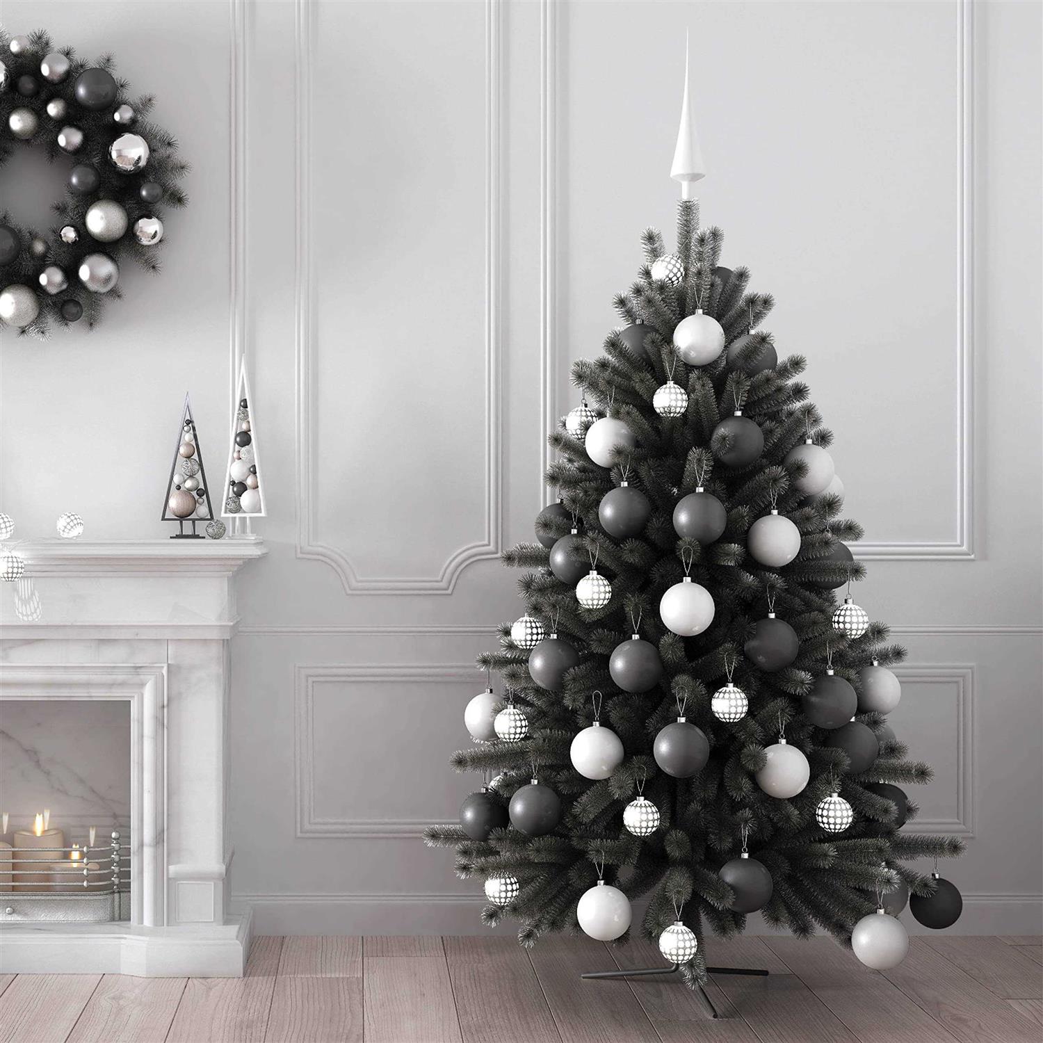 SEWANTA Christmas Ornaments Set of 36 Beautiful Christmas Tree Decorations Ornaments Set - Image 4