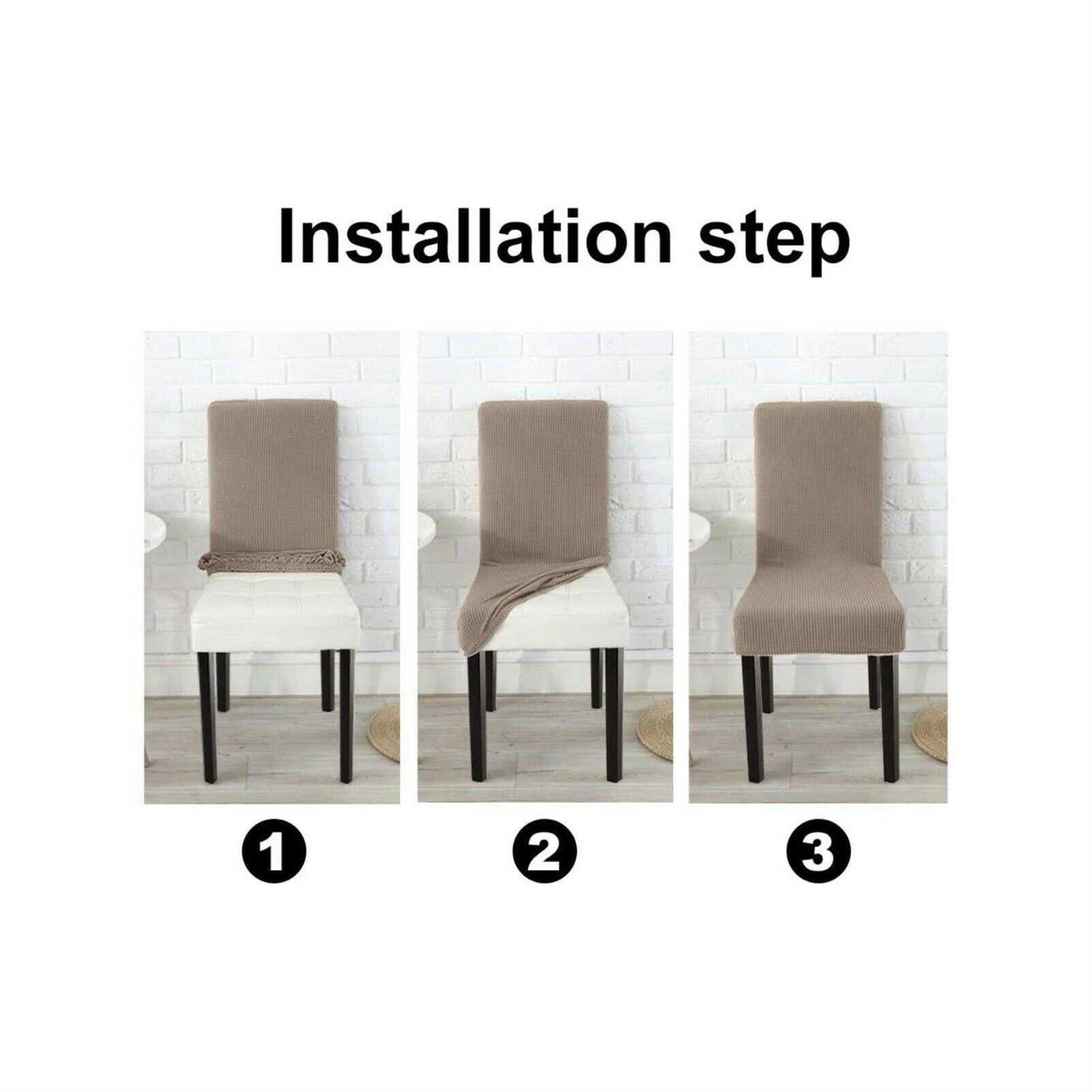 Northern Brothers Dining Chair Covers Stretch Chair Covers Parsons Chair Slipcover Chair Covers for Dining Room Set - Image 4