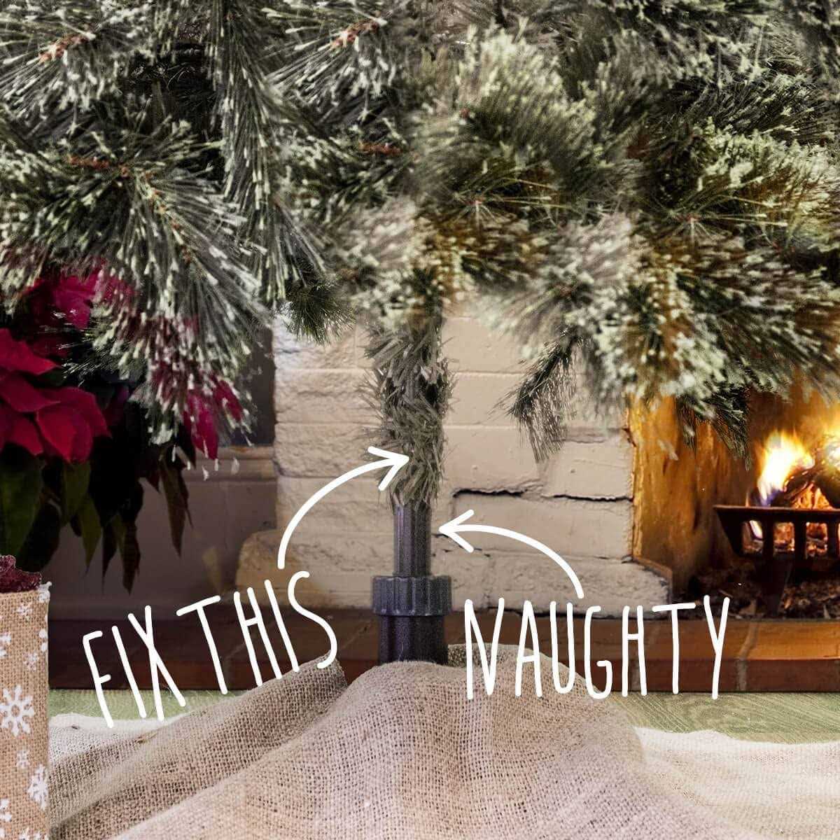 The Christmas Tree Hugger Artificial Christmas Tree Collar For Base Skirt - Image 3