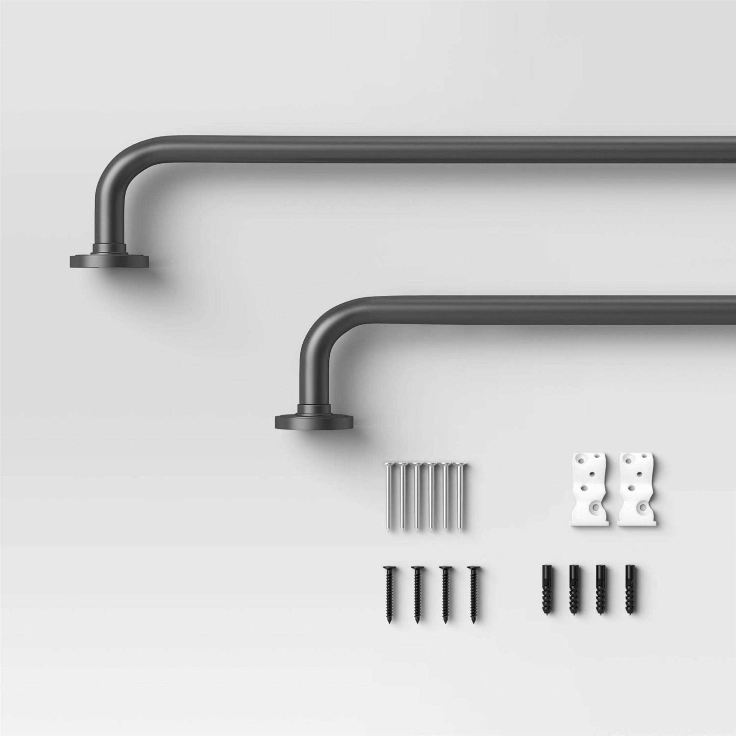 Threshold Blackout Rounded Curtain Rod - Image 3