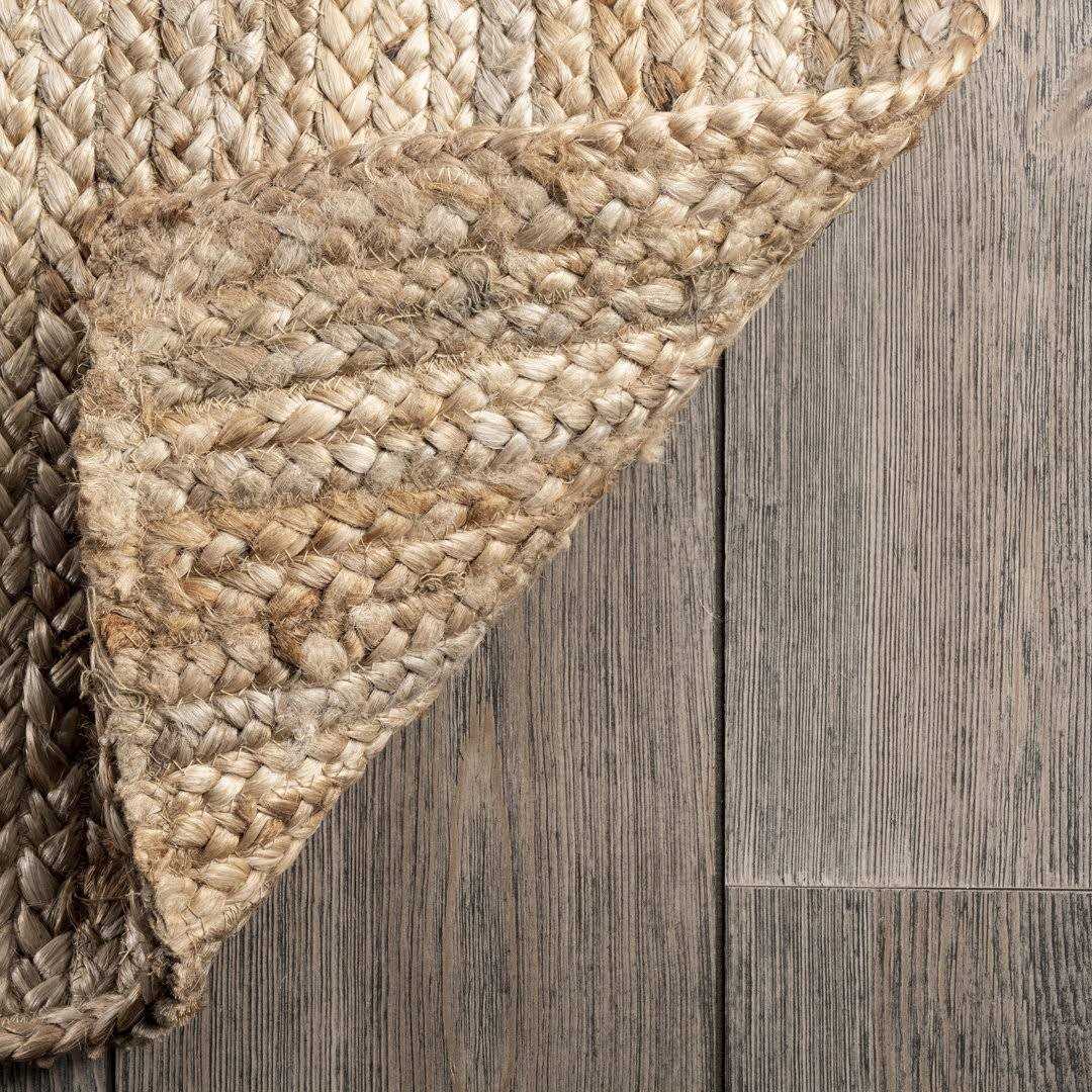 Hand Braided Jute/Sisal Natural Area Rug AllModern Rug - Image 3