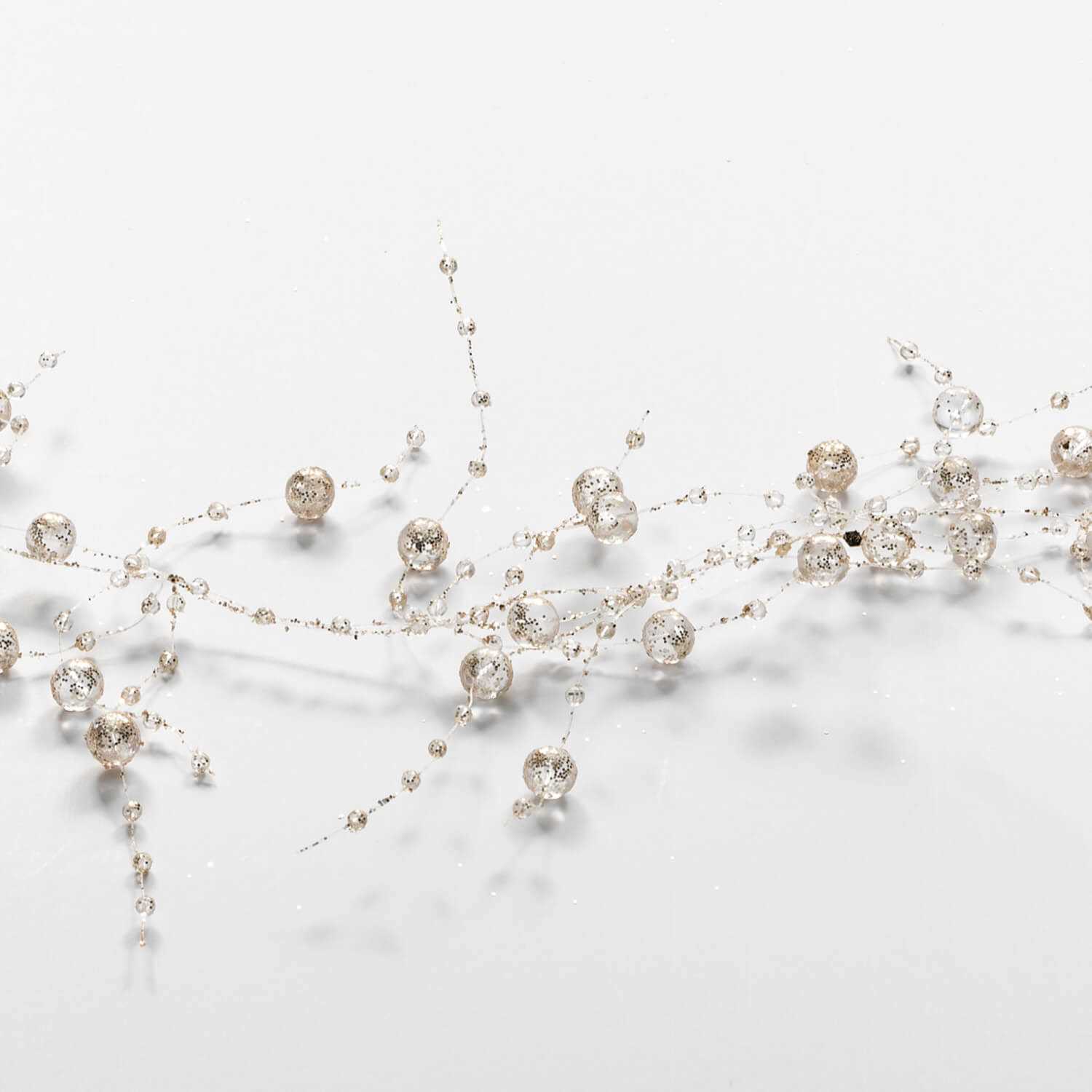 Sullivans Glittered Bead Garland 72 inchl Gold - Image 4
