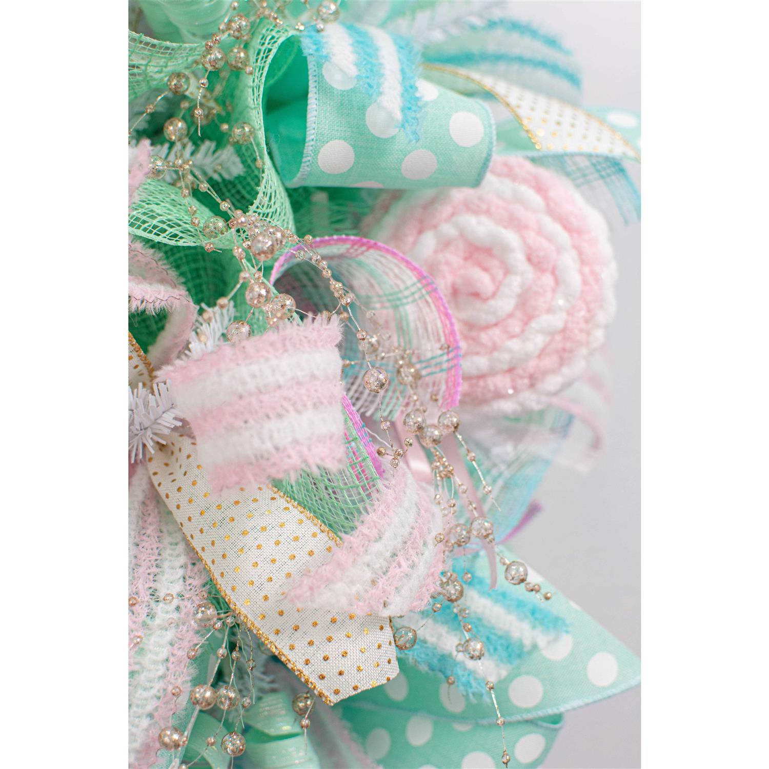 Sullivans Glittered Bead Garland 72 inchl Gold - Image 5