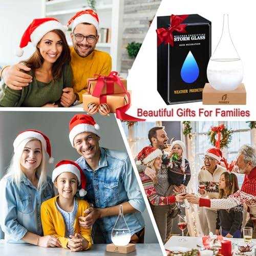 Storm Glass Weather Predictor Snow Globe Christmas Gifts for Men and Women - Image 4