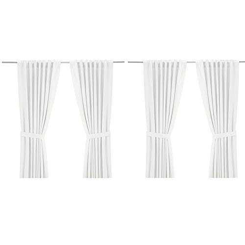 Ikea Ritva White Tie-Backs - Image 3