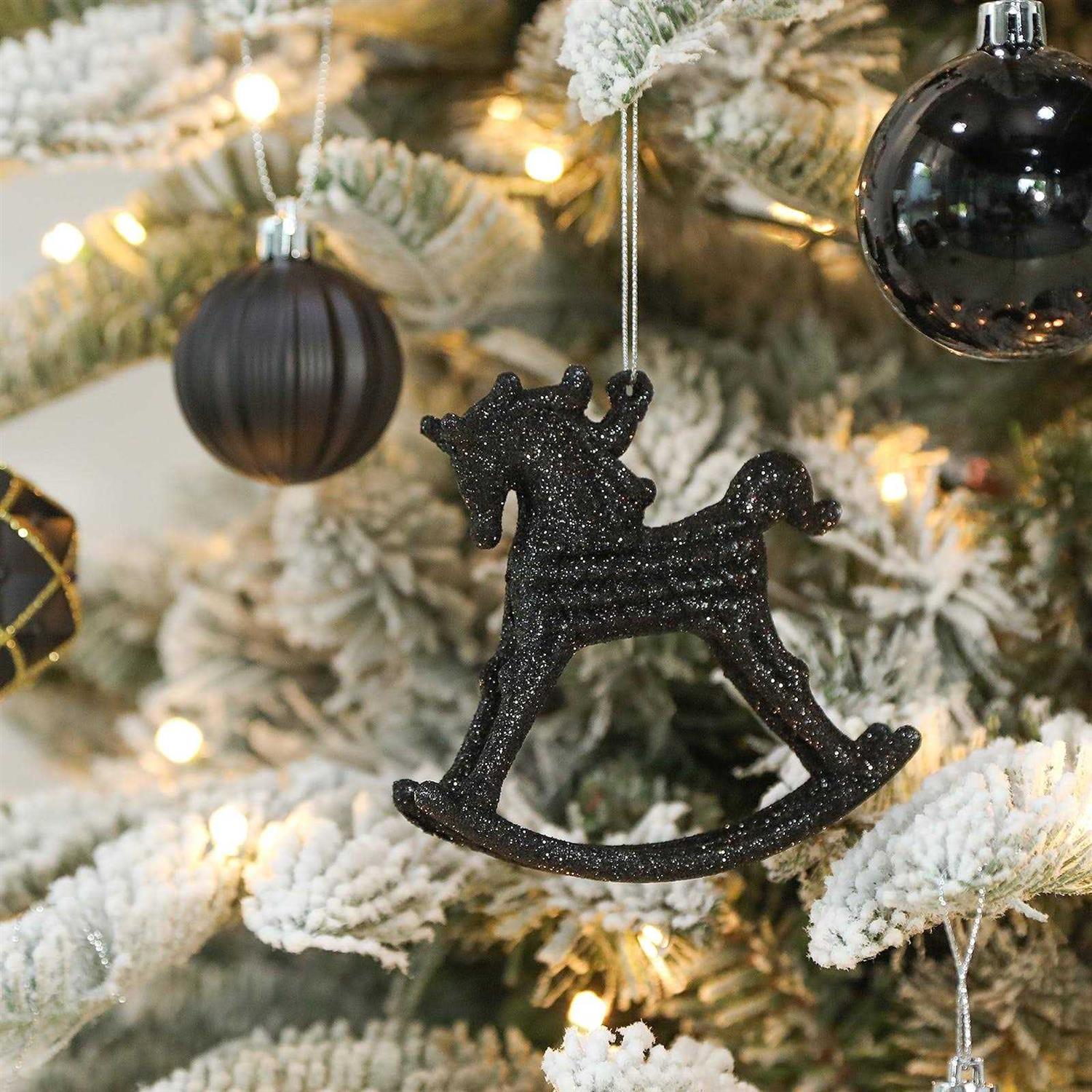 Shareconn 100pcs Christmas Balls Ornaments Set Shatterproof Plastic Decorative Baubles with lanyard for Xmas Tree Decor - Image 3