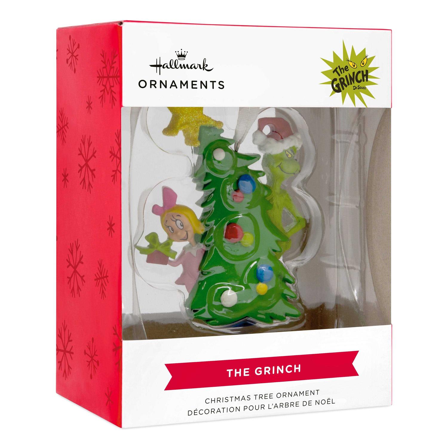 Dr. Seuss's How the Grinch Stole Christmas! Grinch With Cindy-Lou Who Hallmark Ornament - Image 4