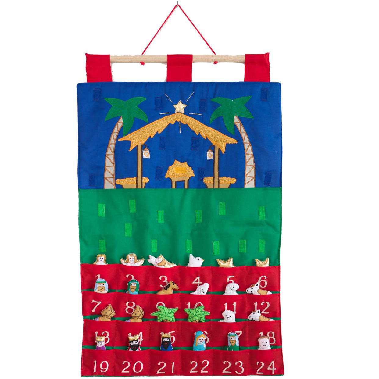 Vermont Christmas Company Fabric Advent Calendar-Nativity - Image 5