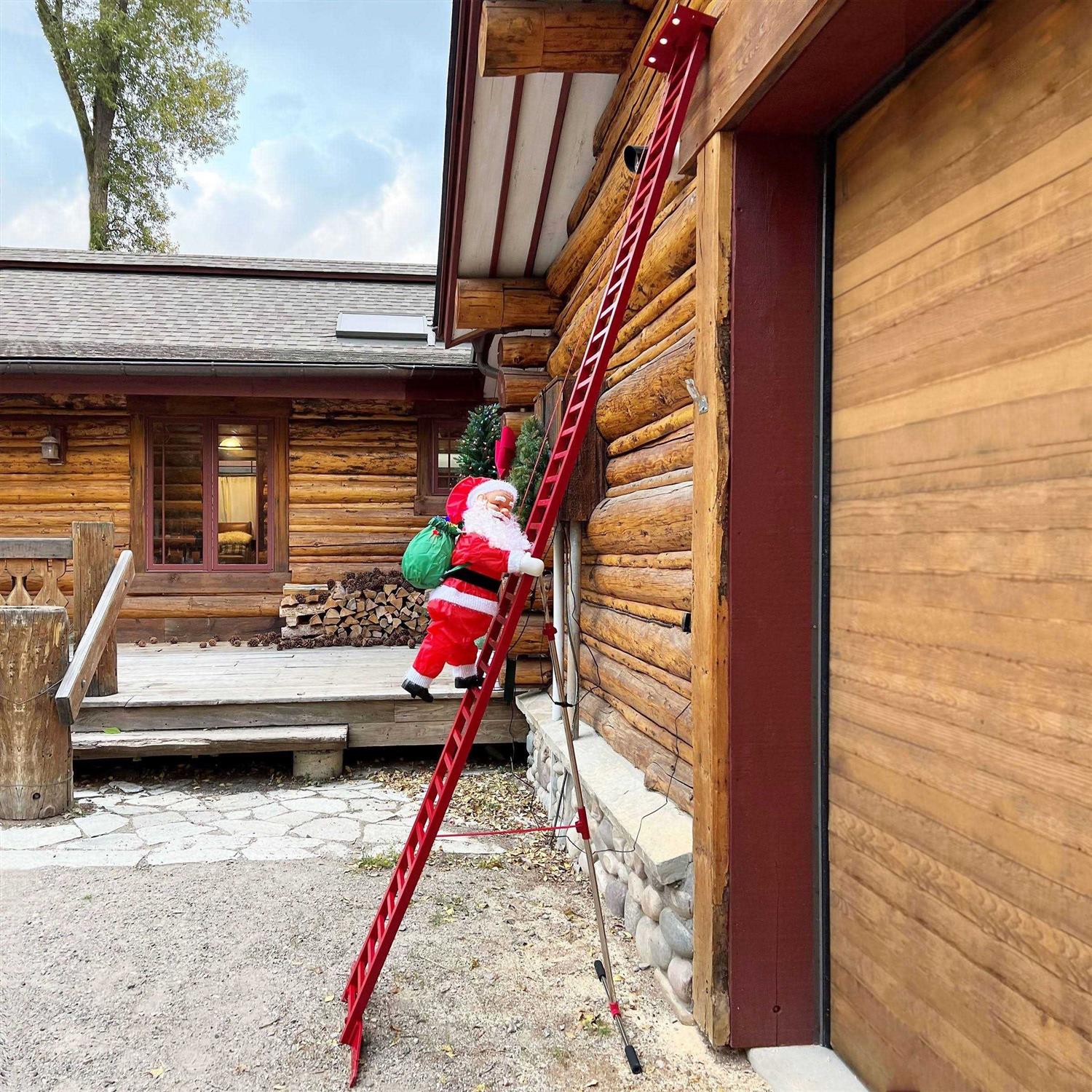 Mr. Christmas Outdoor Climbing Santa - Image 4