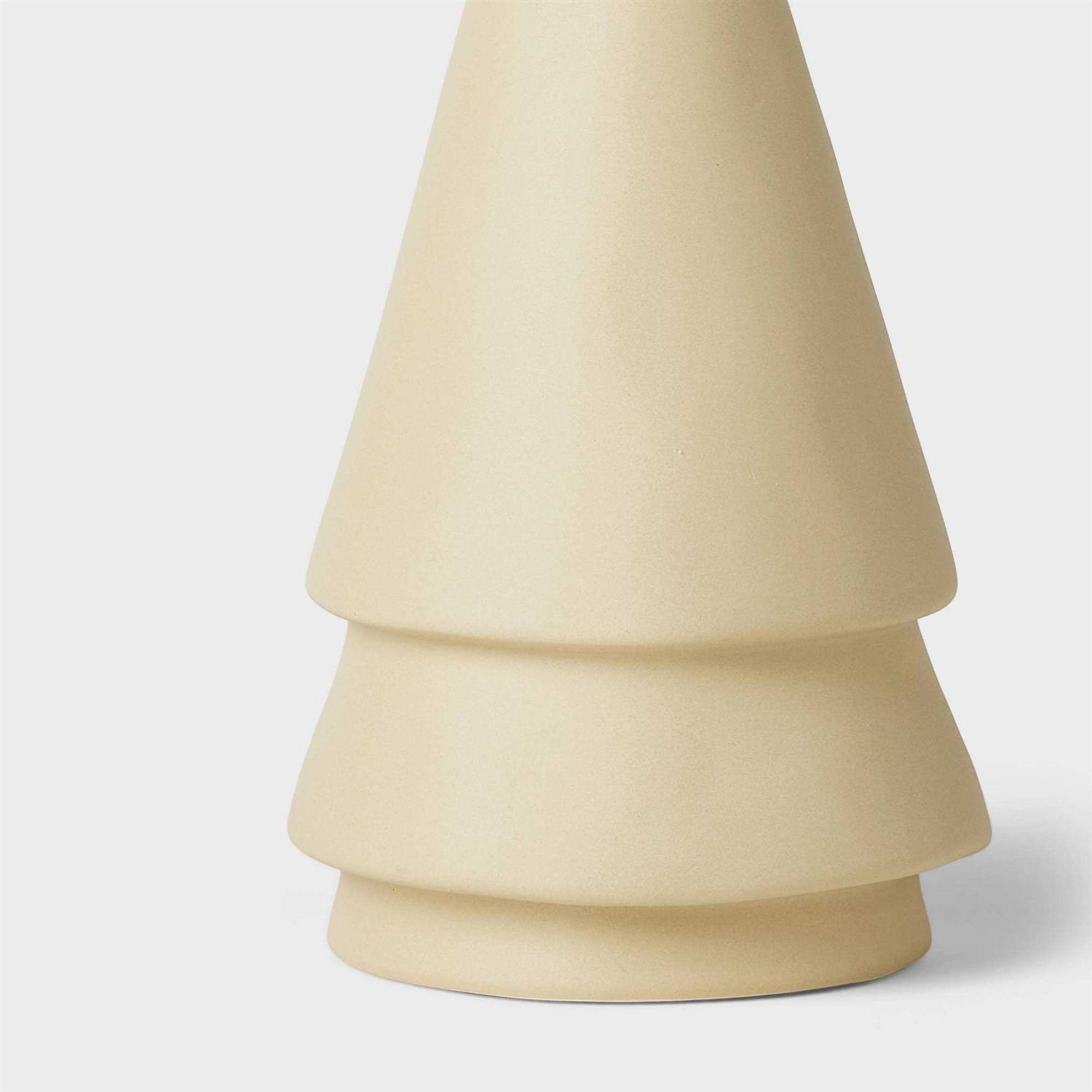 Matte Ceramic Christmas Tree Figure - Image 4