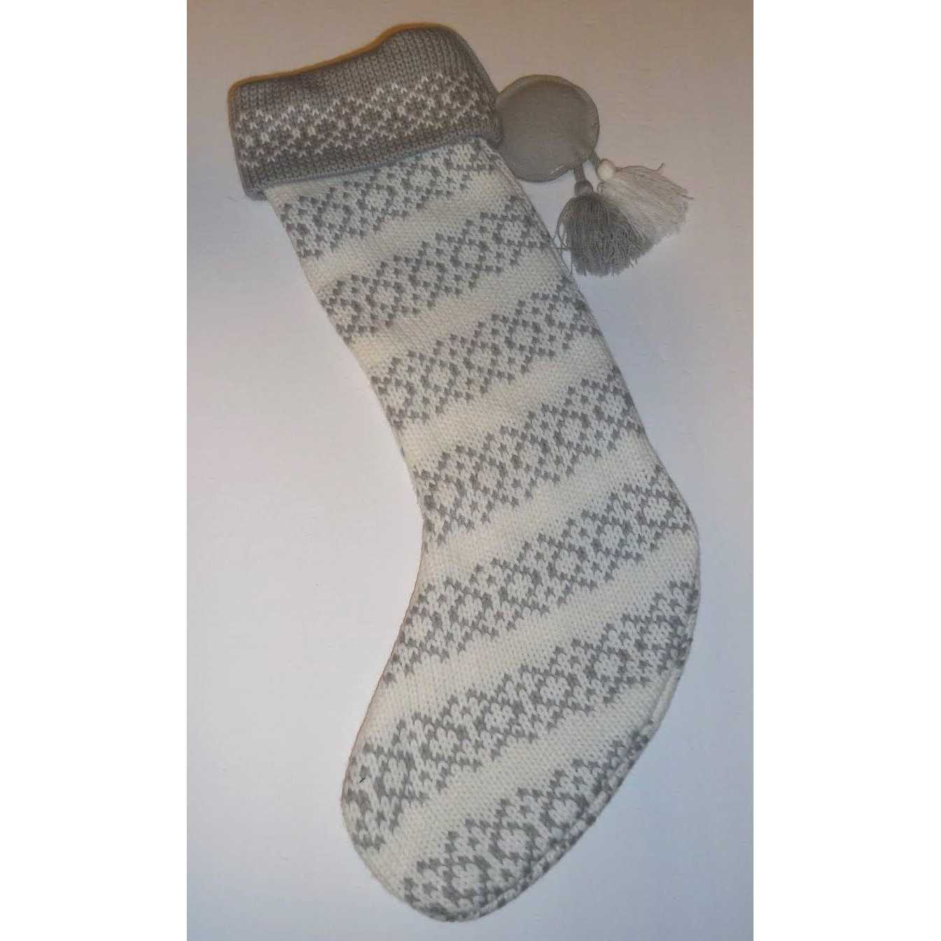 Knit Wondershop Monogrammed Stocking White - Image 3