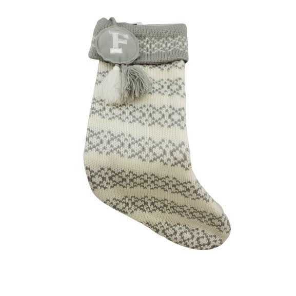 Knit Wondershop Monogrammed Stocking White - Image 5