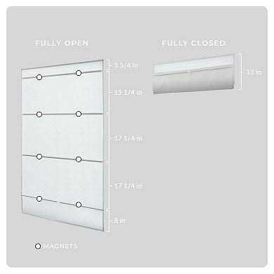 Chicology Blackout Cordless Roman Shades Del Mar 64 - Image 4