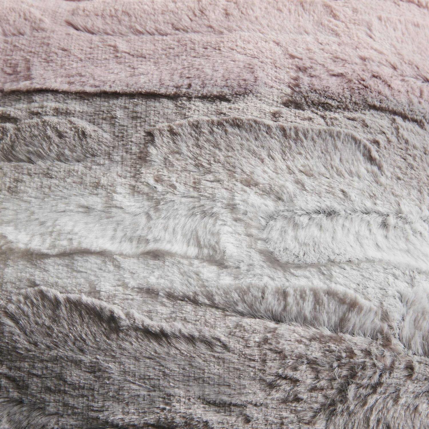 Madison Park Zuri Faux Fur Square Pillow - Image 3