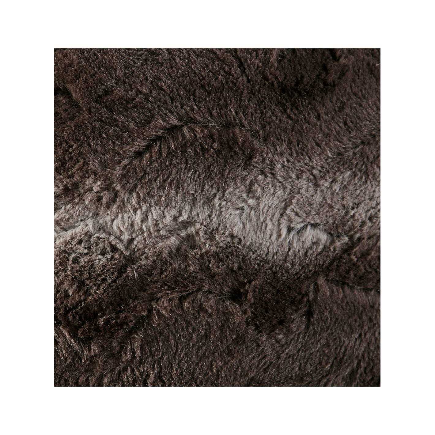 Madison Park Zuri Faux Fur Square Pillow - Image 4