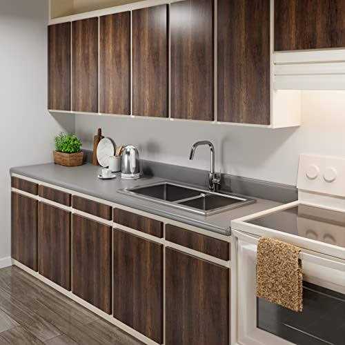 Decotalk Contact Paper Wood Grain Peel and Stick Wallpaper Self Adhesive - Image 3